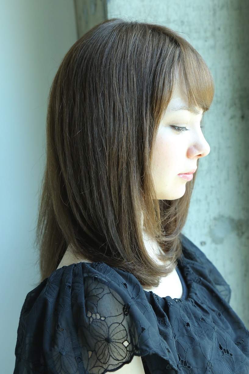 まとまるストレートヘア