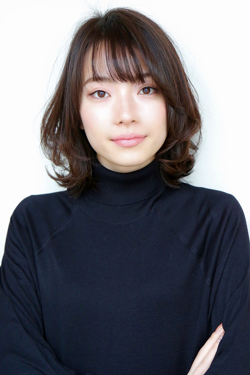 くせ毛風カール小顔カット