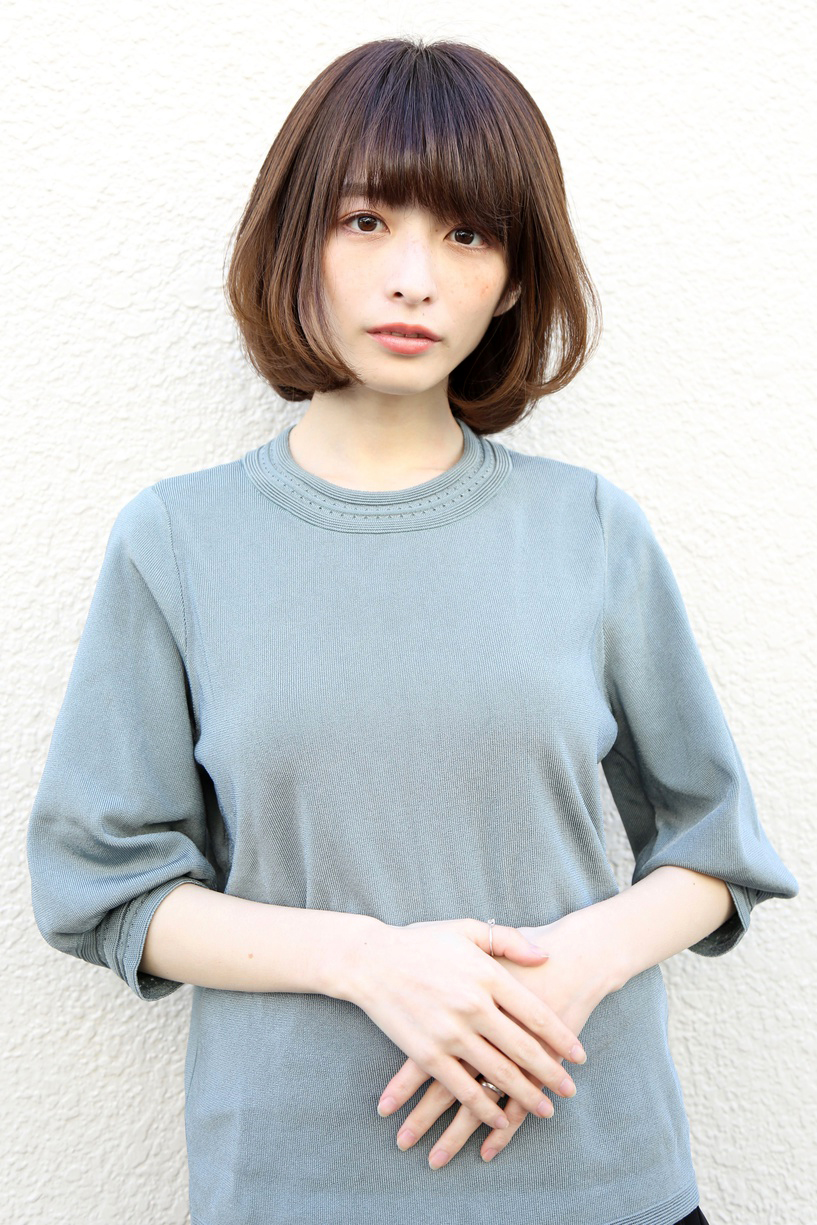 フレアボブドレープカール