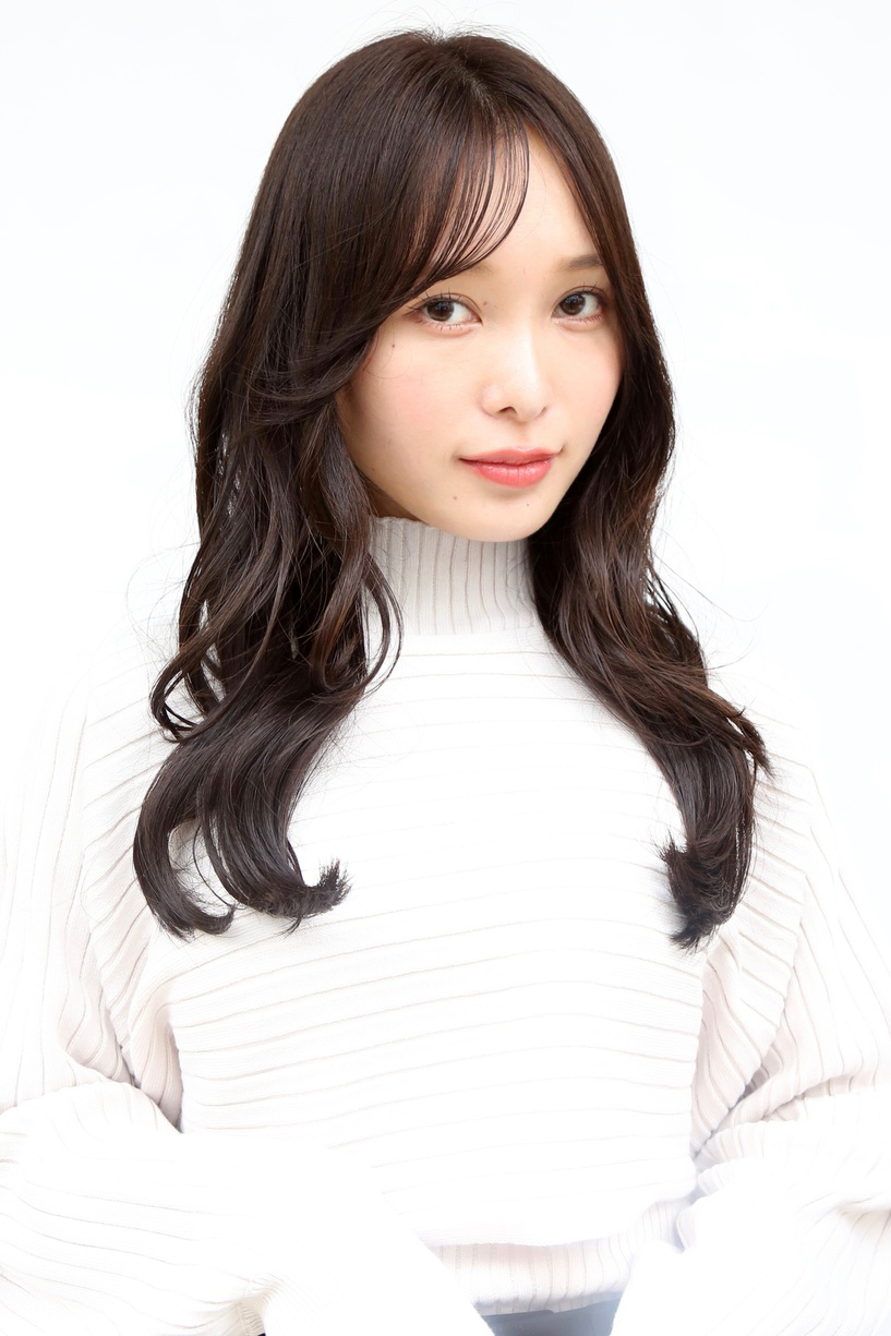 ディープブラウン艶カール