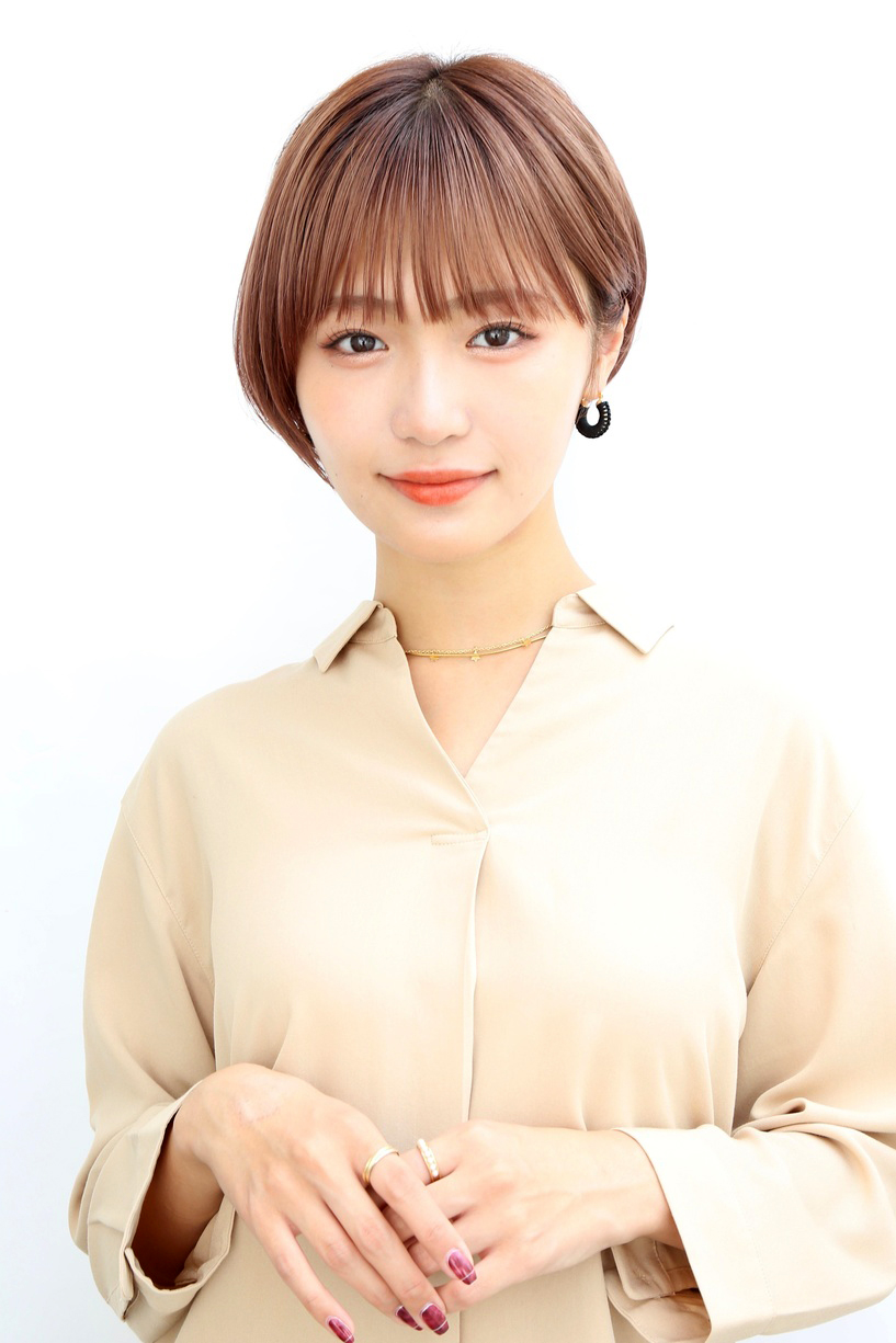 フェザーショートアプリコットオレンジ